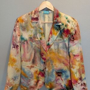 Chloe Multicolor Tie-Dye Blazer